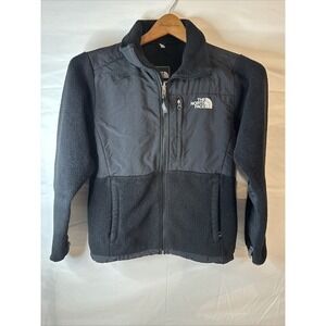 The North Face Denali Fleece Jacket Womens Size Small Black Polartec Full Zip
